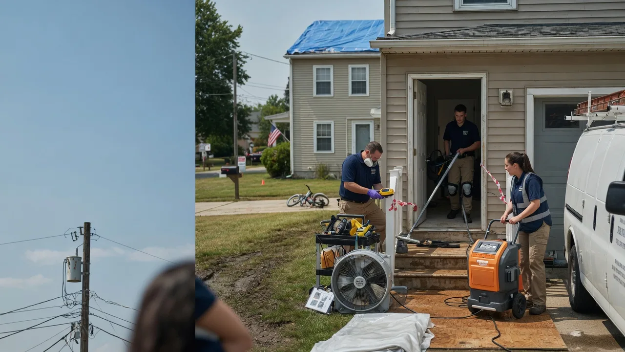 Water Damage Repair in Hext, TX near me